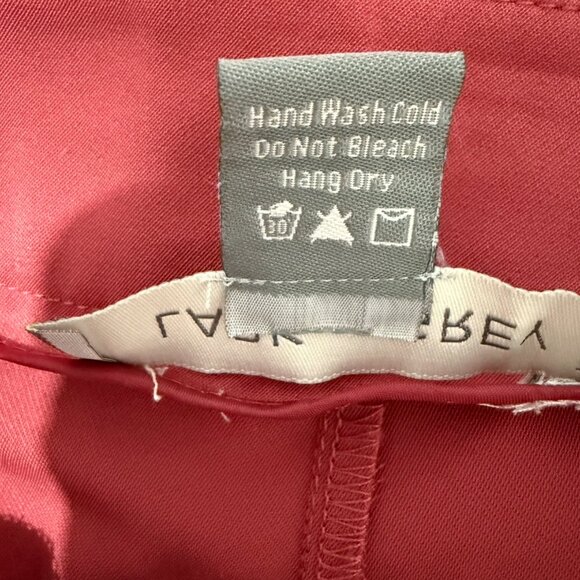 Lark + Grey Mauve Wide Leg Capri Dress Pants W/Fabric Tie Belt Sz 18 - Picture 10 of 10